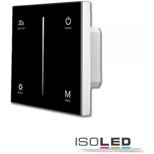 Fiai IsoLED Sys-Pro Dimmer 1 Zone Einbau Touchbedienung 0-10V Output schwarz 230V Funk