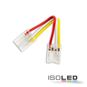 Fiai IsoLED Clip-Verbinder mit Kabel Universal (max. 5A) für 3-polig IP20 Flexstripes mit Breite 10mm