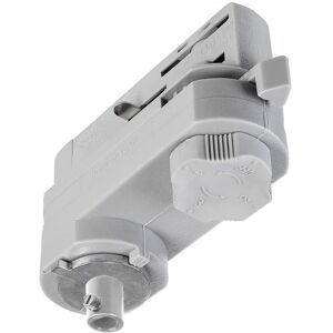 Deko-Light 3-Phasen Schienensystem D Line 3-Phasen Adapter für Leuchtenmontage Fenstergrau