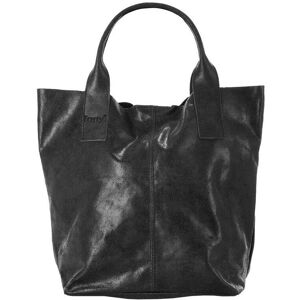 forty° Shopper Damen Leder, schwarz