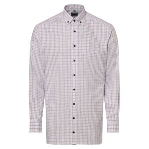 OLYMP Luxor modern fit Hemd Herren Baumwolle Button-Down kariert, marine