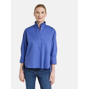 Gerry Weber 3/4 Arm Bluse Damen Baumwolle, blau