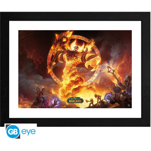 ABYstyle Gerahmtes Poster World of Warcraft - Ragnaros