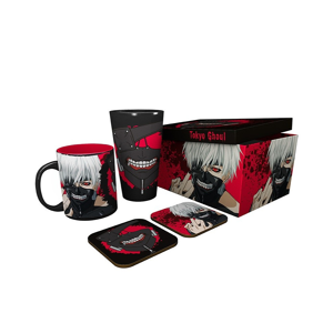 ABYstyle Geschenkset Tokyo Ghoul - Becher, Glas, Untersetzer(beschädigte Verpackung)