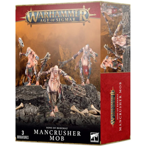 Games-Workshop W-AOS: Sons of Behemat - Mancrusher Mob (3 Figuren)