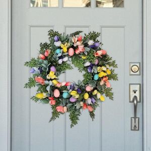 Kitchen Accs Ostereier-Blumenkranz, Hängegirlanden, Künstliche Girlande, Dekorativer Türkranz