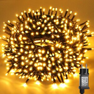 Malitai Led-Lichterkette Für Den Außenbereich, 10 M, 20 M, 30 M, 50 M, 100 M, Led-Weihnachtsbeleuchtung, Wasserdicht, 24 V, Lichterkette Mit 8 Modi, Für Garte