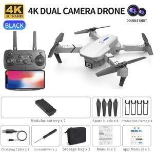 Rizy E88 Pro Drone 4k Profesional Hd 4k Rc Flugzeug Dual-Kamera Weitwinkel Kopf Fernbedienung Quadcopter Flugzeug Spielzeug Hubschrauber