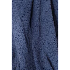 Palmiye Clothing & Footwear & Accessories Dio Indigo Tv Blanket 130x170 Cm