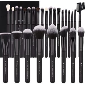Ducare Pearl White Make-Up-Pinsel-Set, 27-Teilig, Professioneller Pinsel Für Make-Up, Foundation, Lidschatten, Synthetisches Ziegen-Pony-Haar, Make-Up