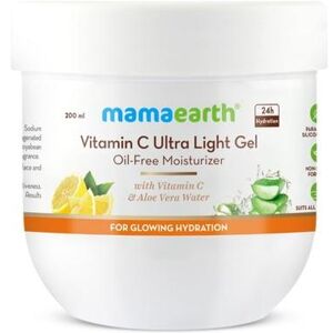 Mamaearth Vitamin C Ultraleichte, Ölfreie Gel-Feuchtigkeitscreme Für Gesicht, Körper Und Hände; Mit Vitamin C & Aloe Vera Wasser Für Strahlende Feucht