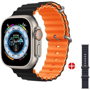 Zjm Mall Yurkem Smart Watch Ultra 8 Männer Frauen Kabelloses Aufladen Smartwatch Bluetooth Anrufe Herzfrequenz Wasserdicht Für Ios Android-Telefon