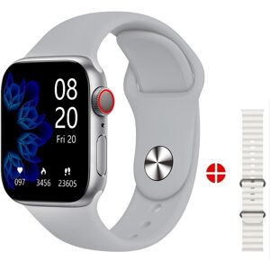 Zjm Mall Yurkem Iwo Serie 7 Smart Watch Wasserdicht Herzfrequenz Männer Frauen Sport Fitness Tracker Bluetooth Anruf Smartwatch Silber