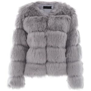 Chest Brust 2023 Neue Frauen Tops Mode Winter Schaffell Mantel Weibliche Kurze Jacke Warm Reißverschluss Künstliche Fuchs Pelz Mit Kapuze Kragen Mode Weibli