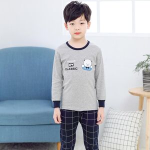 Vantagoods 2025 Kinder-Unterwäsche-Sets Aus Reiner Baumwolle Für Herbst/winter – Homewear Für Jungen Und Mädchen, Typ A 150 Cm