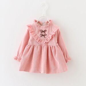 Honeycherry Mode Pilz Rand Mädchen Rock, Kinder Prinzessin Rock Baby Kleine Mädchen Kleid Pink 80cm