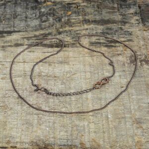 Wire Wrapped Jewelry Galvanogeformte Kupferkette, 18 Bis 20 Zoll, Verstellbare Kette, Handgemachte Kette, Galvanogeformter Kupferschmuck, Galvanogeformte Ketten Für Anhäng