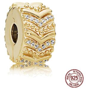 Lily There Clip 925 Sterling Silber Cz Zirkon Liebe Herz Stern Linie Clip Charm Perlen Stopper Fit Mode-Stil Armband Silber 925 Schmuck