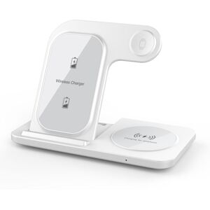 Super 3 In 1 Wireless Charger Stand Pad Für Iphone 14 13 12 11 X Max Faltbare Schnellladestation Dock Für Iwatch 8 7 Se Airpods Pro