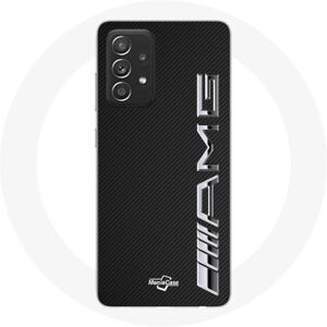 Hülle Für Samsung Galaxy A52 Amg Logo Carbon Texture