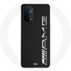 Hülle Für Oppo A74 Amg Logo Carbon Texture