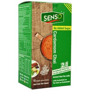 Senso Foods Tee Mit Kardamom 2 In 1 (10 Sticks, 14 G), Kardamom Chai 10 Sticks 2 In 1 Senso