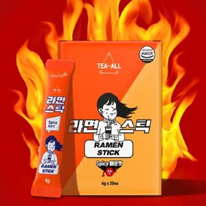 Korean Food Box Ramen Stick Tea-All Klebriger Geschmack 4g X 20 Stück