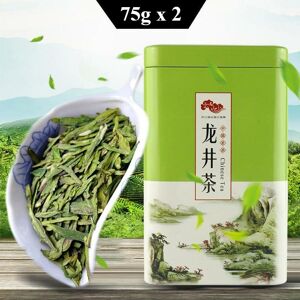 Helloyoung Frischer Dragon Well Long Jing Grüntee Xihu Longjing Tee 75g Box Tee 75g * 2