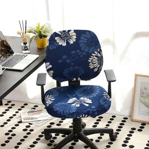 Cozy Up Home Stuhlbezug Für Computer- Und Bürostühle – Schützende Und Dehnbare Universal-Stuhlbezüge, Dehnbarer Drehbarer Stuhlbezug W50cmx D50cmx H51cm