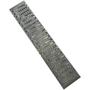 Tomtop Jms Damaskus-Stahl-Billet-Gemusterter Stahlschneider, Der Bar-Embryo-Schmiedematerialien Herstellt, Abgeschreckt, Geglättet Raindrop Pattern
