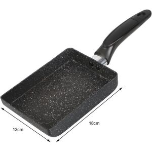Home Lover Kochgeschirr Bratpfanne Frühstück Machen Antihaft-Pfanne Braten Ei Pfannkuchen Küchentopf 13x18cm