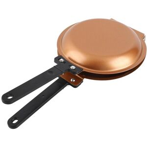 Listing Stainless Utensil Klappbare Bratpfanne Multifunktionale Doppelseitige Pfanne Bratpfanne Antihaft-Bratpfanne