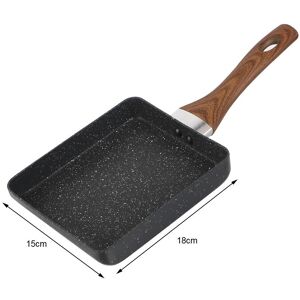 Home Lover Kochgeschirr Bratpfanne Frühstück Machen Antihaft-Pfanne Braten Ei Pfannkuchen Küchentopf 15x18cm