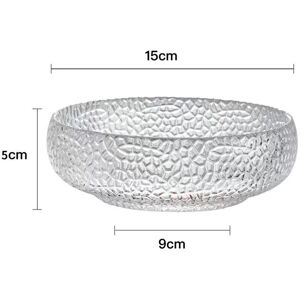 Yifulin Nordic Stil Hammer Muster Salat Schüssel Geschirr Glas Salat Schüssel Obst Schüssel Suppe Schüssel Dessert Schüssel Praktische Küchenutensilien