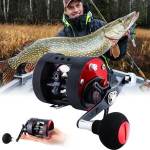 Sougayilang Baitcasting-Angelrolle, 11bb, Runde Angelrolle, Trolling-Boot, Angelschnur, Rad, Meeresangelgerät Left Hand