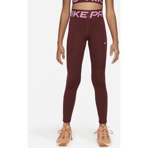 Nike Pro Dri-FIT Leggings für Mädchen - Rot