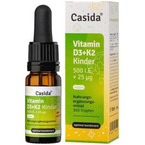 Casida Vitamin D3 K2 Tropfen Kinder Vegan