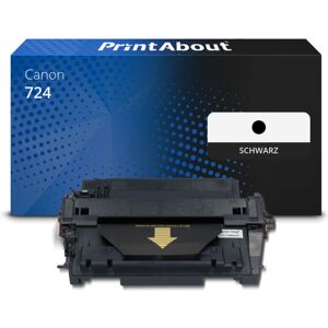 PrintAbout Toner kompatibel mit Canon 724 - Schwarz