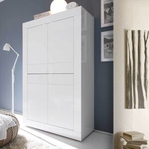Pharao24.de Hochglanz Highboard in Weiß online kaufen