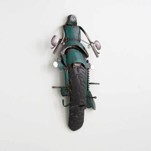 Pharao24.de Wandgarderobe als Motorrad Grün Schwarz