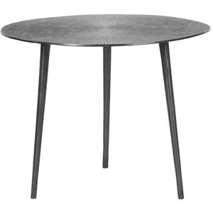 Pharao24.de Sofa Beistelltisch in Grau Antik finish Metall handgearbeitet
