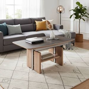 Pharao24.de Ausziehbarer Wohnzimmertisch höhenverstellbar Made in Germany