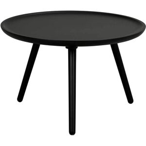 Pharao24.de Retro Sofatisch in Schwarz rund