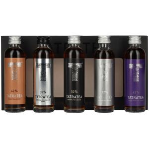 Tatratea Likör TATRATEA Tasting Set Black 52,6% Vol. 5x0,04l in Geschenkbox