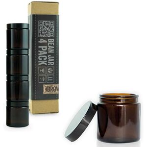 Comandante - 4 Bohnenbehältergetöntes Glas für Kaffeemühle C40