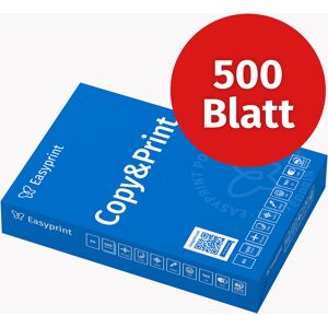 Easyprint Druckerpapier Kopierpapier 500 Blatt 1 x 500 A4 Premium Hochweiß CIE 160 Testsieger PEFC Umweltzertifikat
