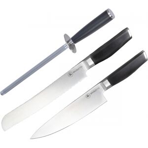 Brusletto Messerset Brot, Kochmesser & Schleifstahl - Brusletto
