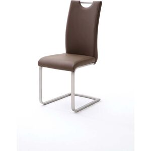 MCA Schwingstuhl mit Griffloch Paulo (4er-Set) - braun