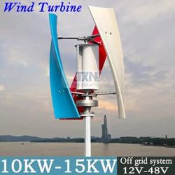 MYSN Europa Lager 10KW 15KW Windkraftgenerator 3 Phasen AC 5000W 12V 24V 48V Kleine Windkraftanlage für Zuhause mit MPPT-Controller