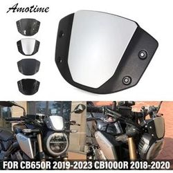 amotime Für Honda CB650R 2019 2020 2021 2022 2023 CB1000R CB650R CB650R Motorrad Windschutzscheibe Windschutz Frontscheibe Windabweiser